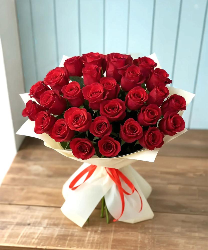 Букет 29 Красных роз в Каменке Воронежской области