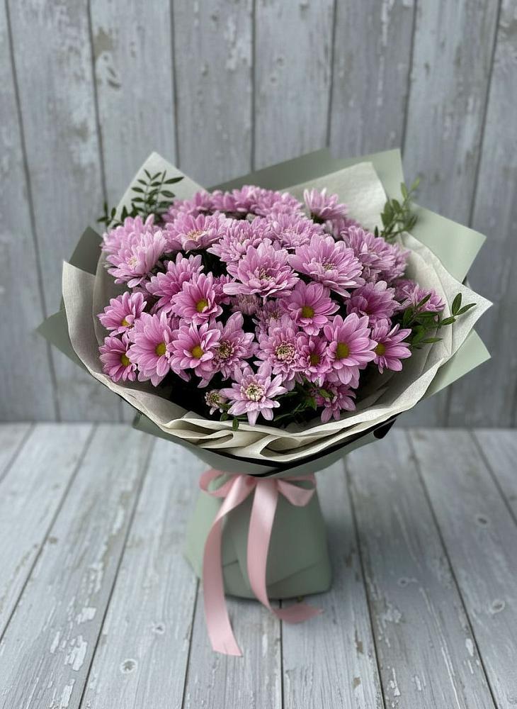 Букет цветов из: Хризантемы в Каменке Воронежской области