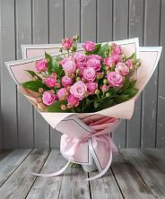 Букет Розовый кустик в Каменке Воронежской области