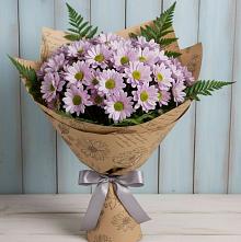 Букет цветов из:  Хризантемы в Каменке Воронежской области