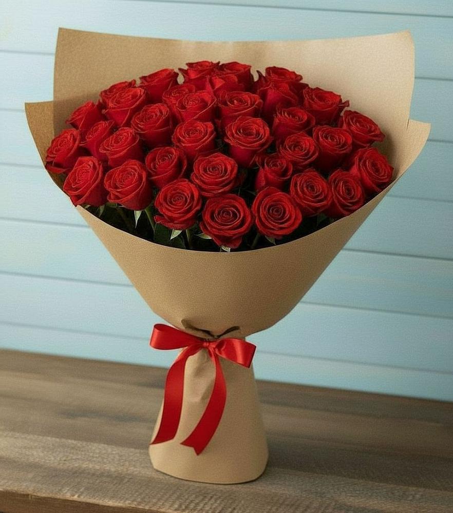 Букет Красные розы Милано в Каменке Воронежской области