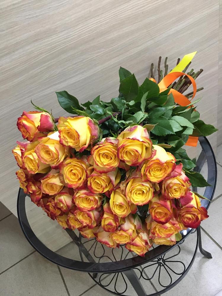 Букет Желтые розы в Каменке Воронежской области