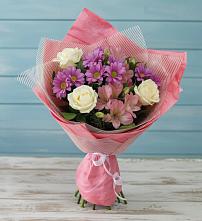Букет цветов из:  Герберы #REPLACE_PRED# Каменке Воронежской области