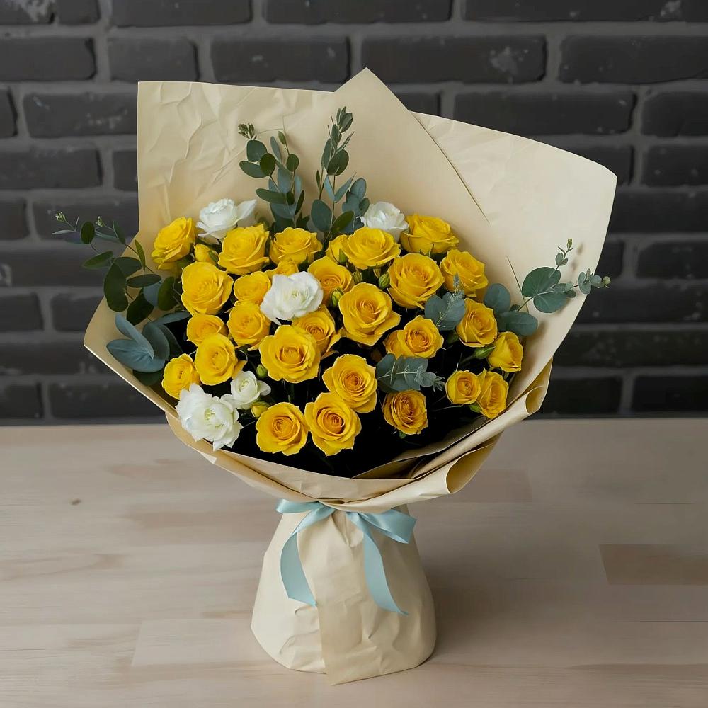 Букет цветов из: Розы в Каменке Воронежской области